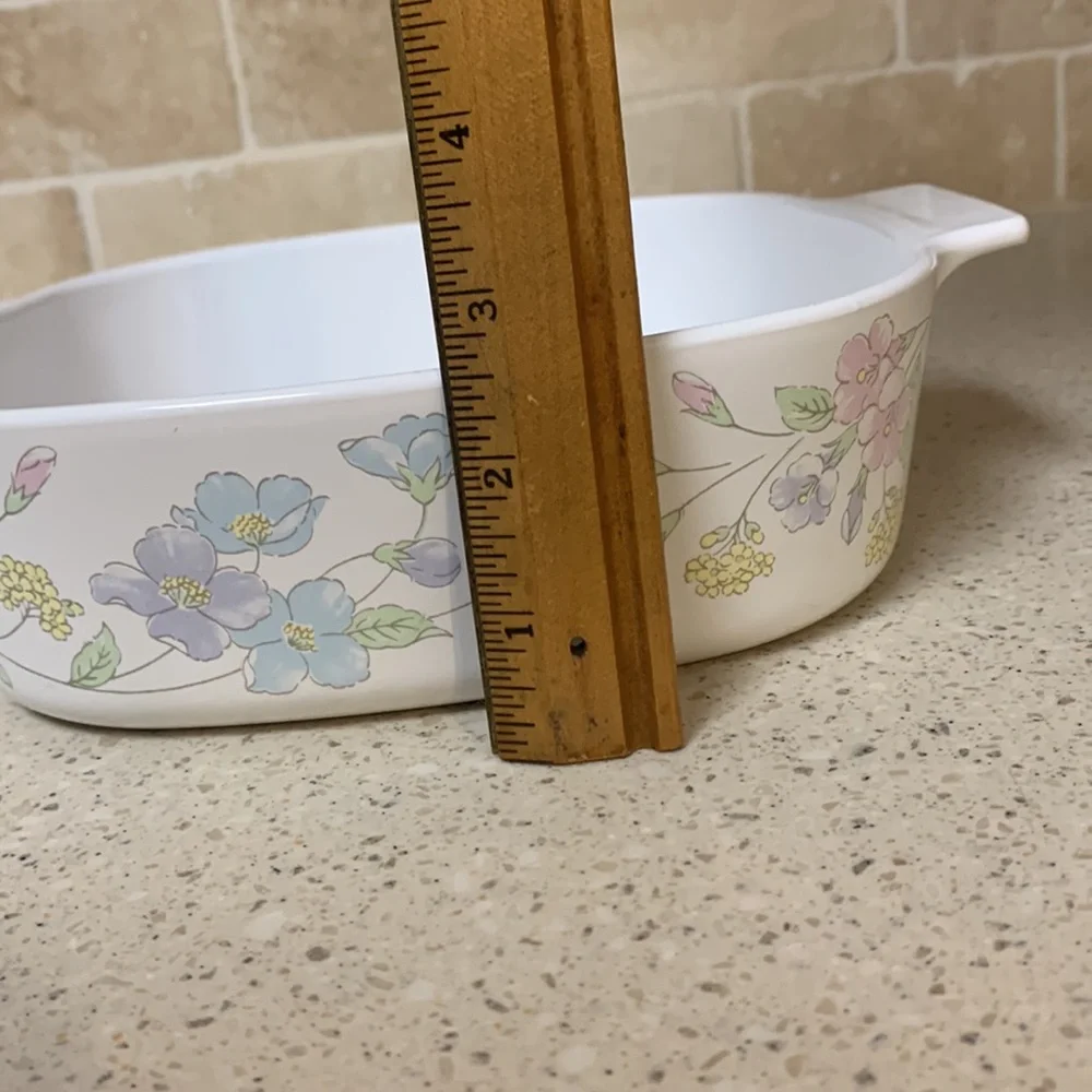 Pastel Bouquet Bakeware by CorningWare A-2-B 2 liter